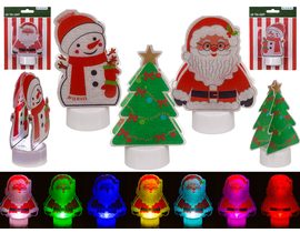 LED čajová svíčka měnící barvu, vánoční