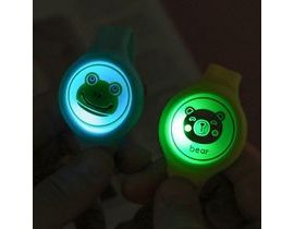LED Náramek proti komárům pro děti - Dino hodinky
