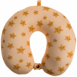 Cestovní krční polštářek Hvězdičky, 28 x 28 cm