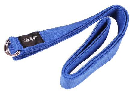 Přitahovací pásek Yoga Strap, modrý