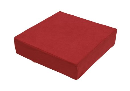 Zvýšený sedák 40 x 40 x 10 cm, červený