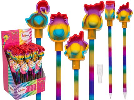 Kuličkové pero, hračka Rainbow Fidget Pop,