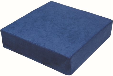 Zvýšený sedák 40 x 40 x 10 cm, modrý
