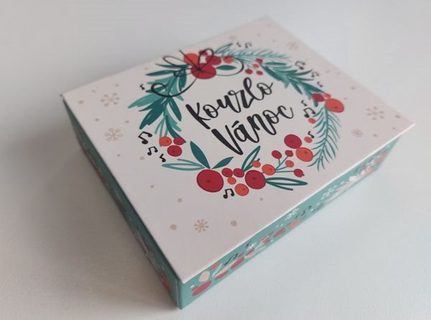 Hrací krabička - Vánoční věnec
