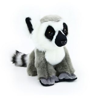 Plyšový lemur sedící 18 cm ECO-FRIENDLY