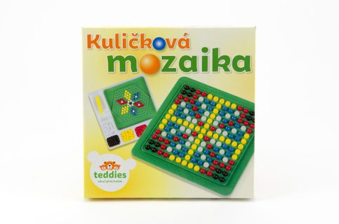 Mozaika kuličková malá plast 12x12cm v krabičce