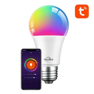 Chytrá žárovka LED NiteBird WB4 (RGB) E27 Tuya