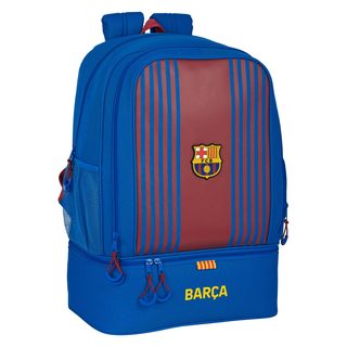 Sportovní taška s držákem na boty F.C. Barcelona Vínový Námořnický Modrý