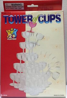 Věž ze skleniček - zábavná hra na party i pro rodinu