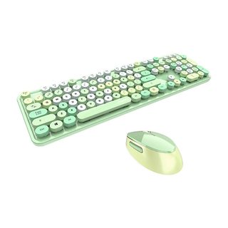 Bezdrátová sada klávesnice + myš MOFII Sweet 2.4G (zelená)