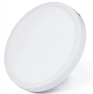 Bílé kulaté stropní LED světlo 12W - panel 16,3 cm