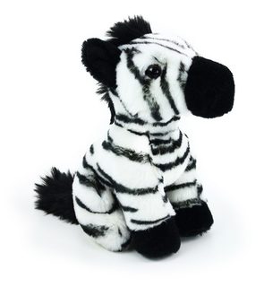 Pyšová zebra sedící 18 cm