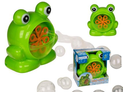Bublifukovač, stroj na bubliny, žába