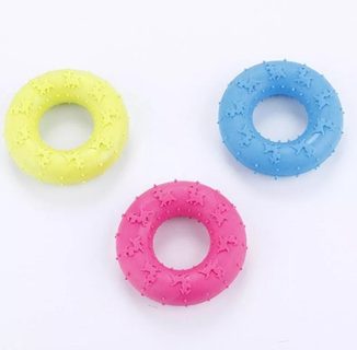 Gumová hračka pro psy kroužek - průměr 7 cm