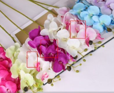 Umělé květiny orchidej - růžová