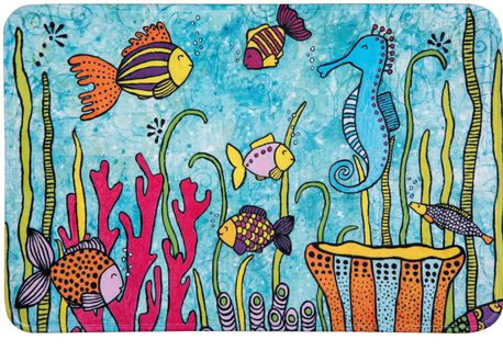 Wenko Koupelnová předložka Ocean Rollin Art, 45 x 70 cm