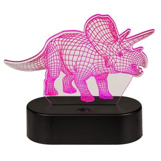 Lampička 3D Dinosaurus Triceratops