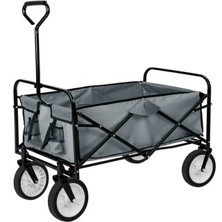 tectake 402595 zahradní přepravní vozík skládací