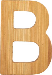 Small Foot Bambusové písmeno B