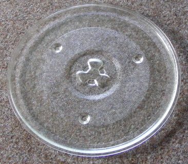 Skleněný talíř mikrovlnné trouby DOMO - 27 cm