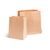 Pungi hartie kraft 220x100x280mm, 25 bucati, foarte puternic