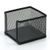 Cutie metalica in forma de cub, neagra