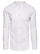 Jedinečná bílá košile se stojacím límcem