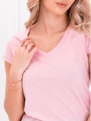 Moderní dámské růžové tričko Ritel