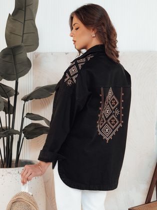 Unikátní dámská černá bunda Ferti