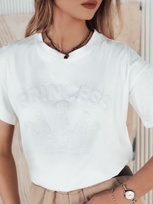 Dámské béžové tričko s elegantním prvkem Binda