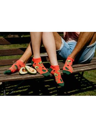 Veselé kotníkové letní ponožky Plameňák