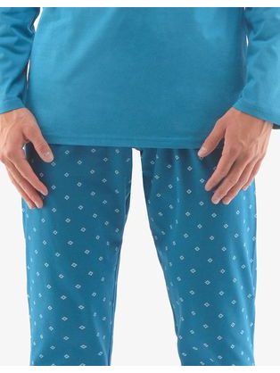 Dvojbarevné pánské pyžamo - Pivko