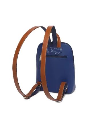 Vzorovaný modrý batoh Filipa MN