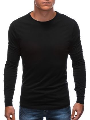 Černé bavlněné tričko EM-0103