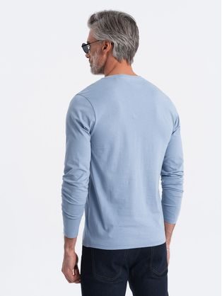 Modré bavlněné triko EM-0103