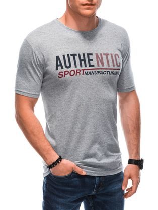 Autentické šedé tričko s nápisem S1869