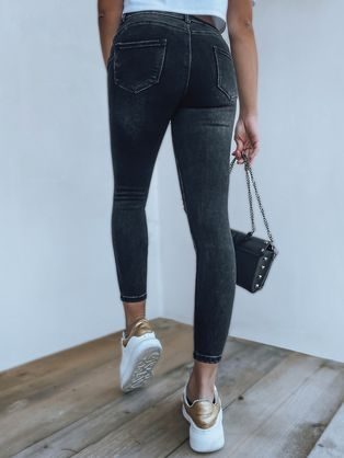 Moderní dámské džíny v kávové barvě Narin