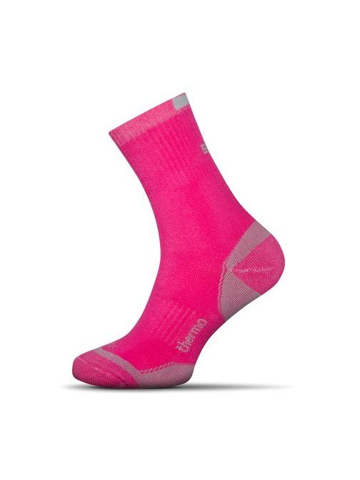Dámské růžové termo ponožky