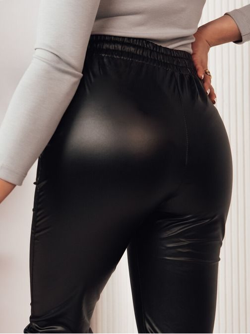 Dámské voskované černé kalhoty Brial