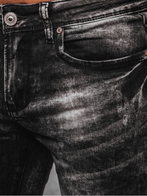 Trendy černé pánské džíny