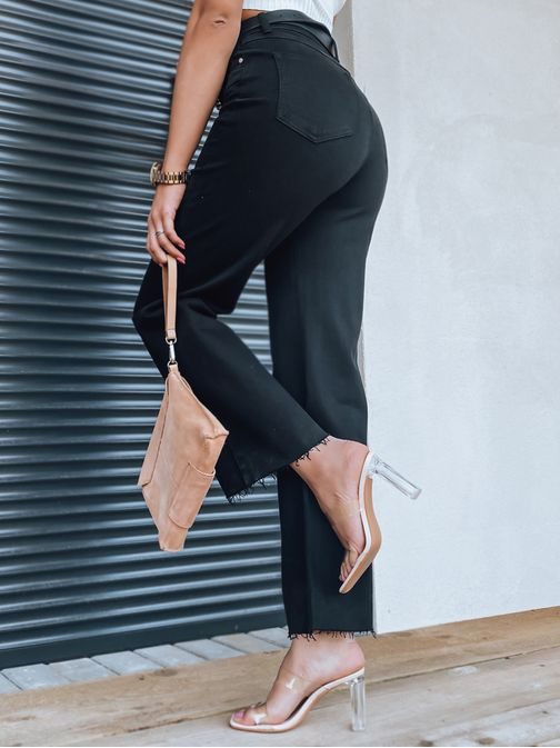 Moderní dámské džíny v černé barvě Adelajda