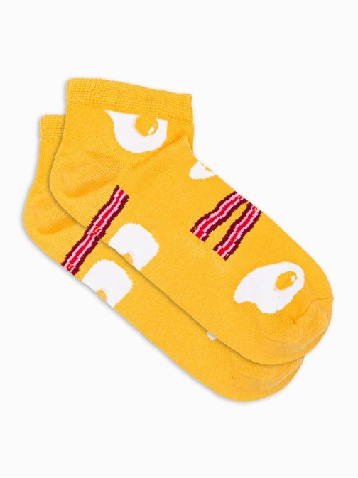 Veselé žluté ponožky U177