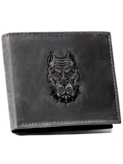Grafitová pánská peněženka DOG