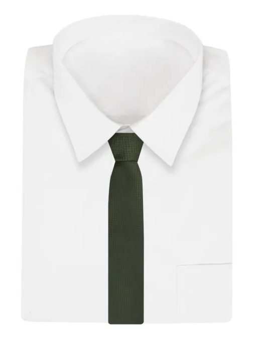 Zelená pánská kravata v trendy designu