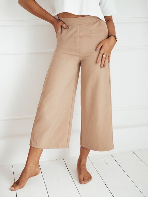 Stylové dámské béžové kalhoty Perth