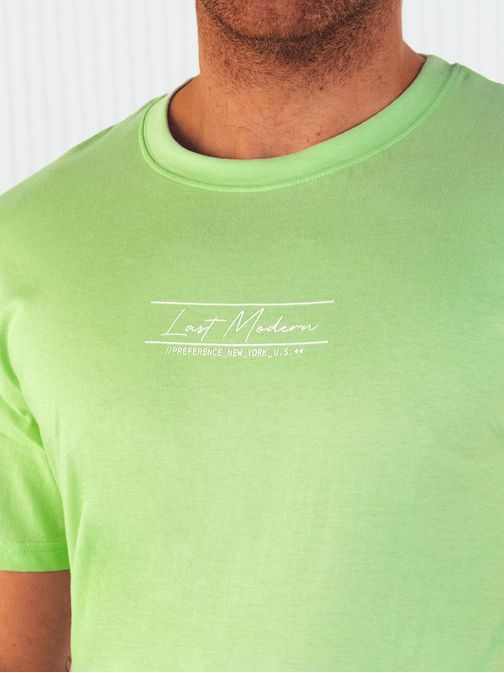 Jedinečné zelené tričko s potiskem