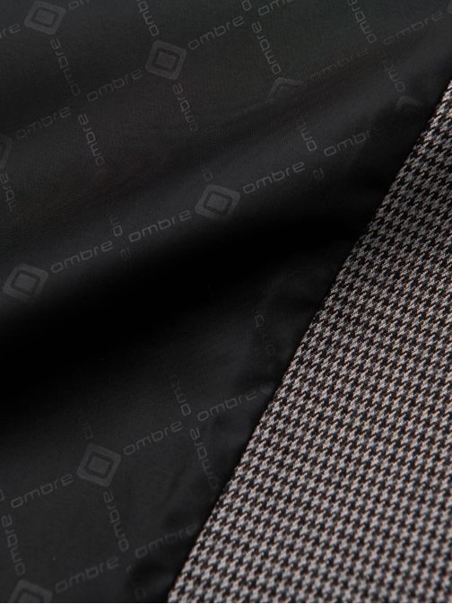 Originální šedé sako s jemným vzorem V2-BLZB-0116