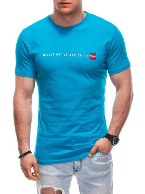 Originální světle modré tričko s nápisem S1920
