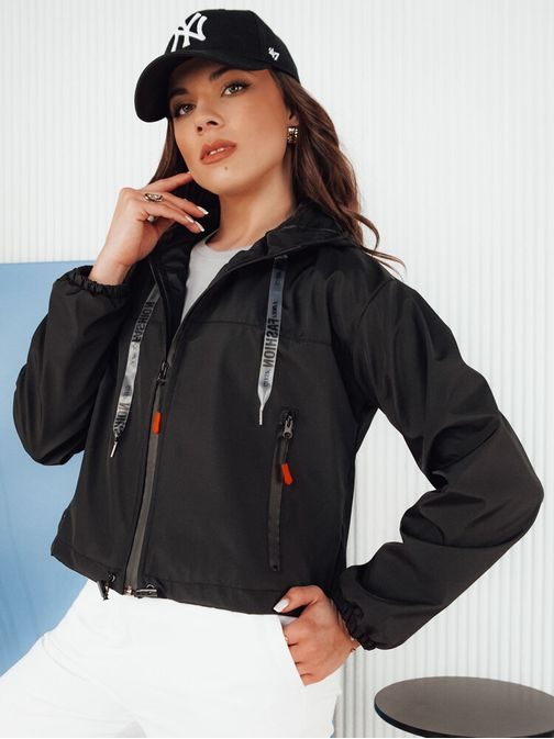 Trendy dámská černá bunda Alondrass
