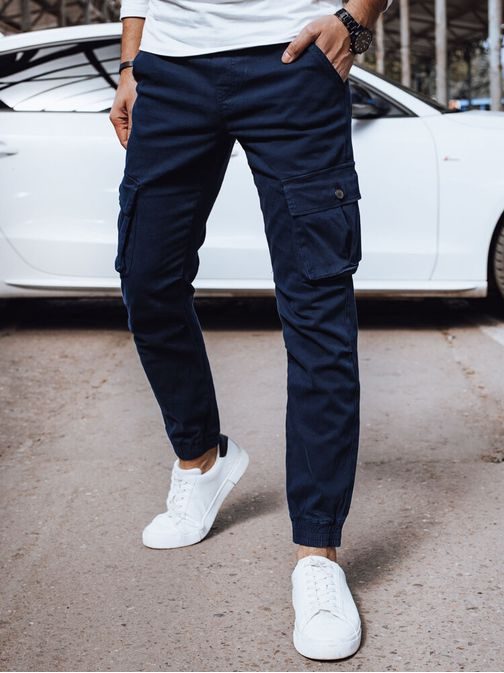 Trendy kapsáčové granátové jogger kalhoty